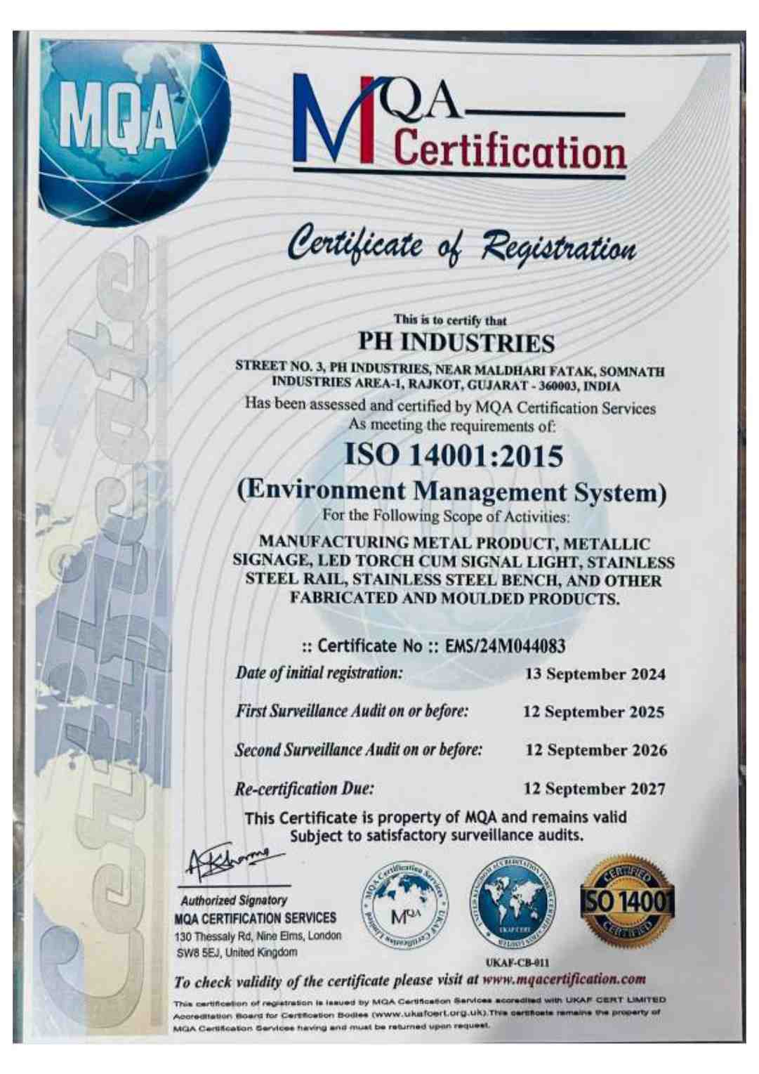 ISO 14001